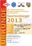 CACIB und Saarlandsieger 2013