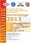 CACIB und Saarlandsieger 2013
